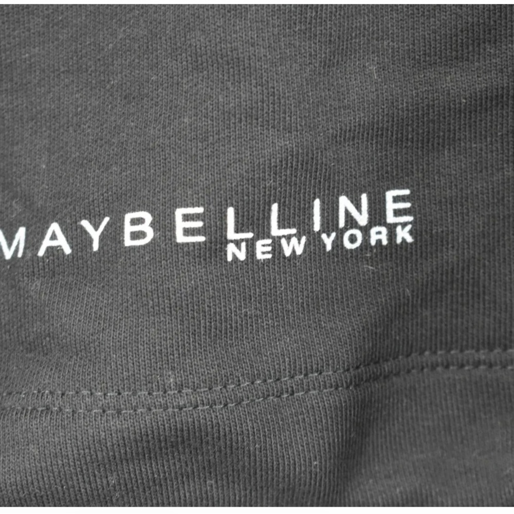 Puma x Maybelline Womens Black Cotton LS Drawstring Cropped Hoody Sz S NWT - Picture 11 of 15
